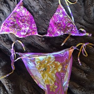 Rare sequin La Perla bikini size 42